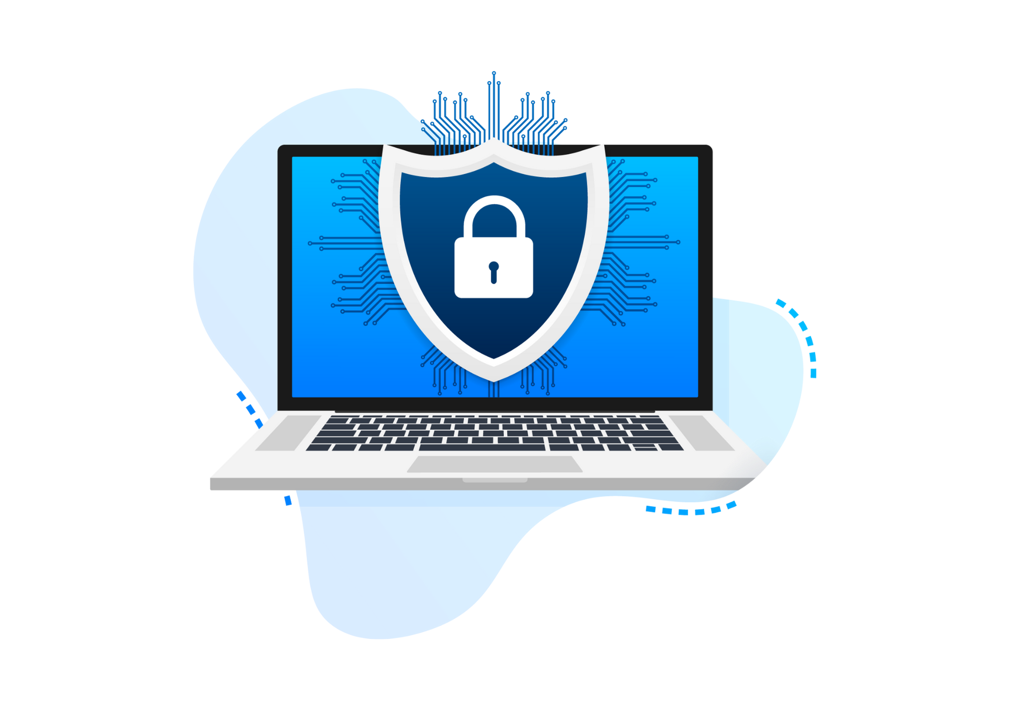 Cybersecurity illustration